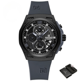 Relógio Masculino NAVIFORCE NF8052 Militar Fashion Casual Cronógrafo à Prova d’Água Pulseira de Silicone
