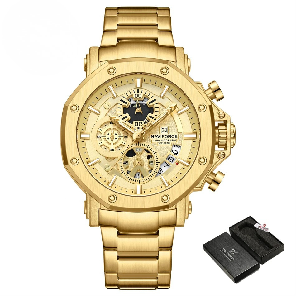 Relógio Masculino NAVIFORCE NF8065 Militar Sport Quartz