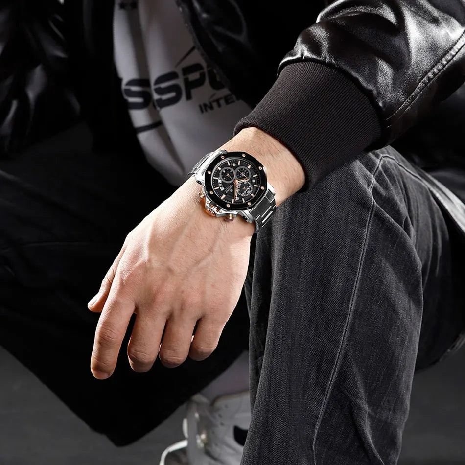 Relógio Masculino NAVIFORCE NF8065 Militar Sport Quartz