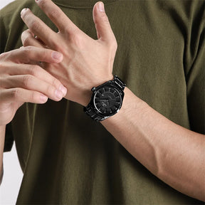 Relógio Masculino NAVIFORCE NF8032 Business Casual Quartz 30M Aço Inoxidável