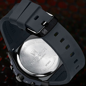 Relógio Masculino NAVIFORCE NF8052 Militar Fashion Casual Cronógrafo à Prova d’Água Pulseira de Silicone